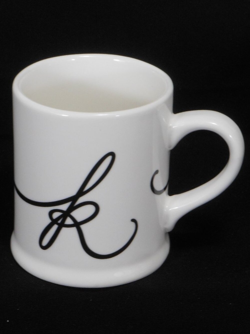 Indigo Enrich your Life letter K coffee mug